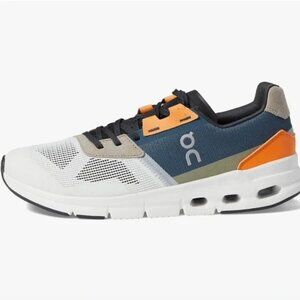 On Women's Cloudrift Breathable Walking Sneaker Shoes, Ivory / Storm Size 7